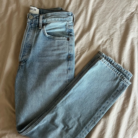 AGOLDE Riley High Rise Straight Crop - Picture 9 of 11